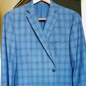 Michael Kors Windowpane Blazer 46 Regular